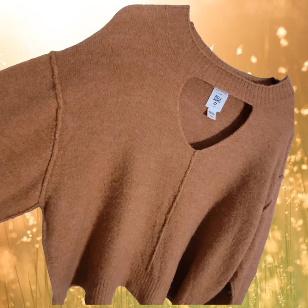 Billabong Without A Crew Sweater | Cutout Sweater | Brushed Wool Sweater | M